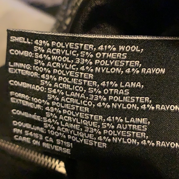 New GUESS tweed jacket coat XL - Picture 6 of 6